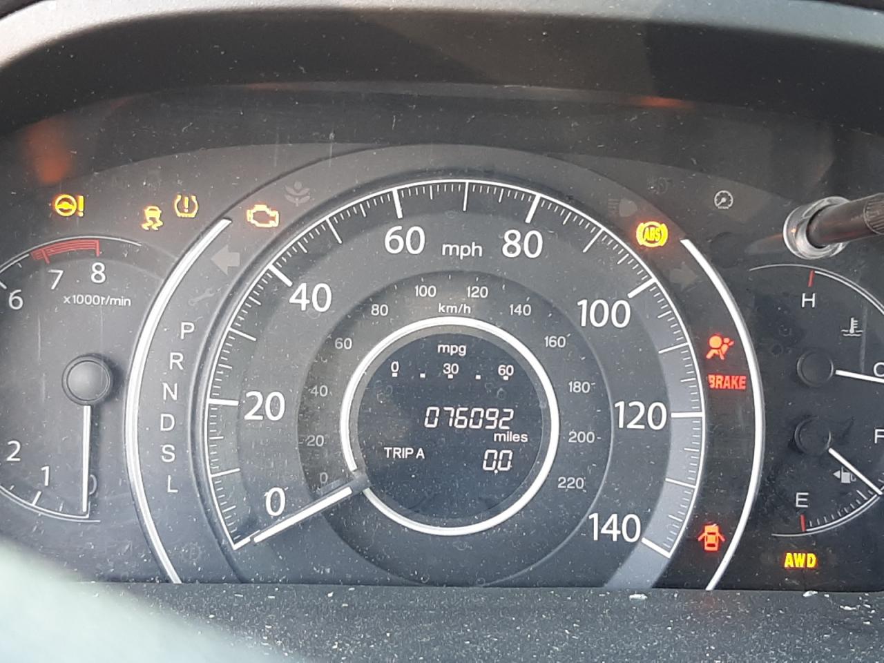 Photo 8 from auction – 2016 HONDA CR-V EX with VIN 5J6RM4H55GL067375