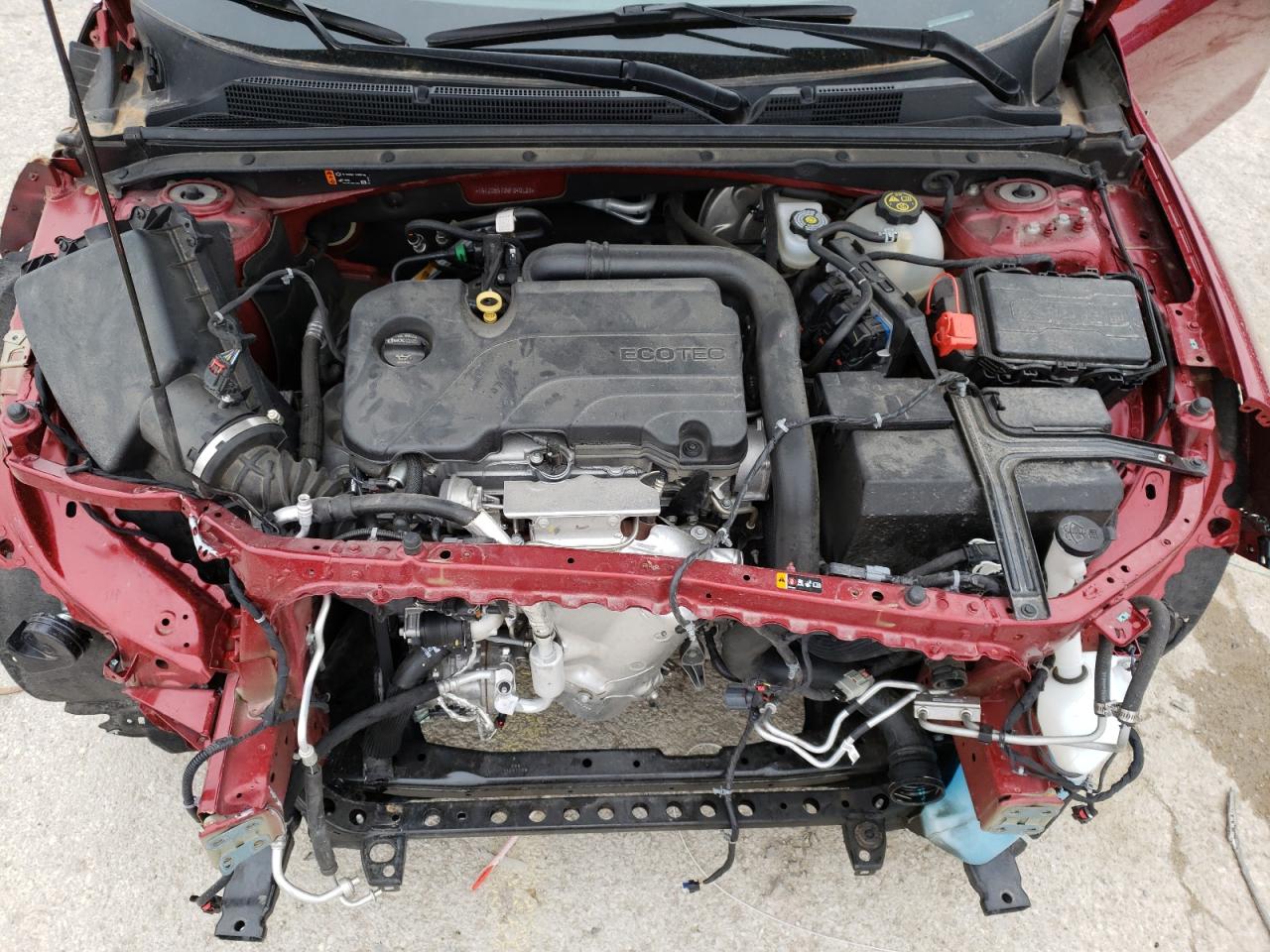 Photo 7 from auction – 2021 CHEVROLET MALIBU LT with VIN 1G1ZD5ST0MF040123