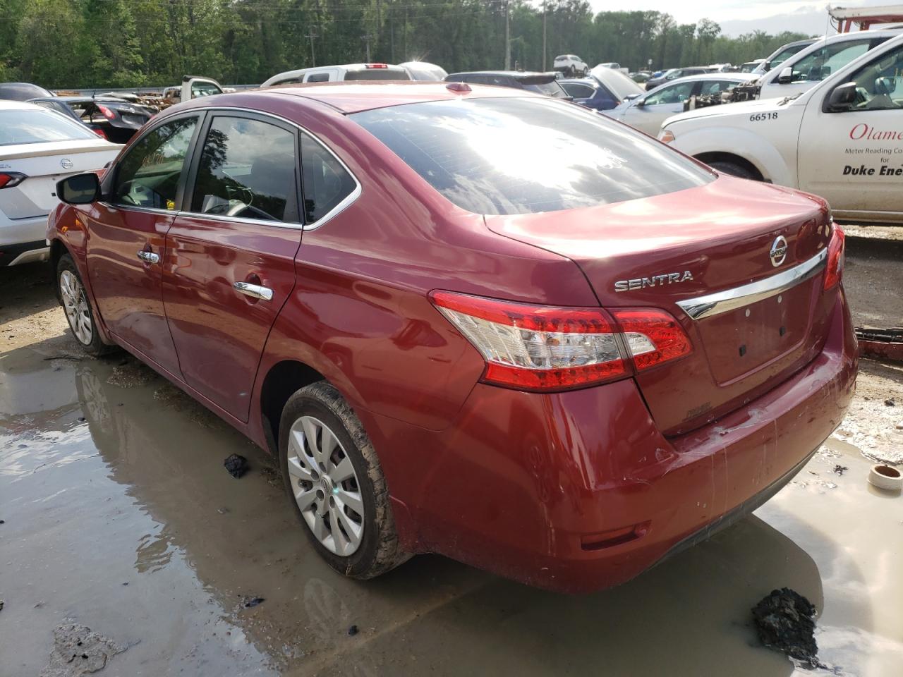Photo 3 from auction – 2015 NISSAN SENTRA S with VIN 3N1AB7AP0FL696750