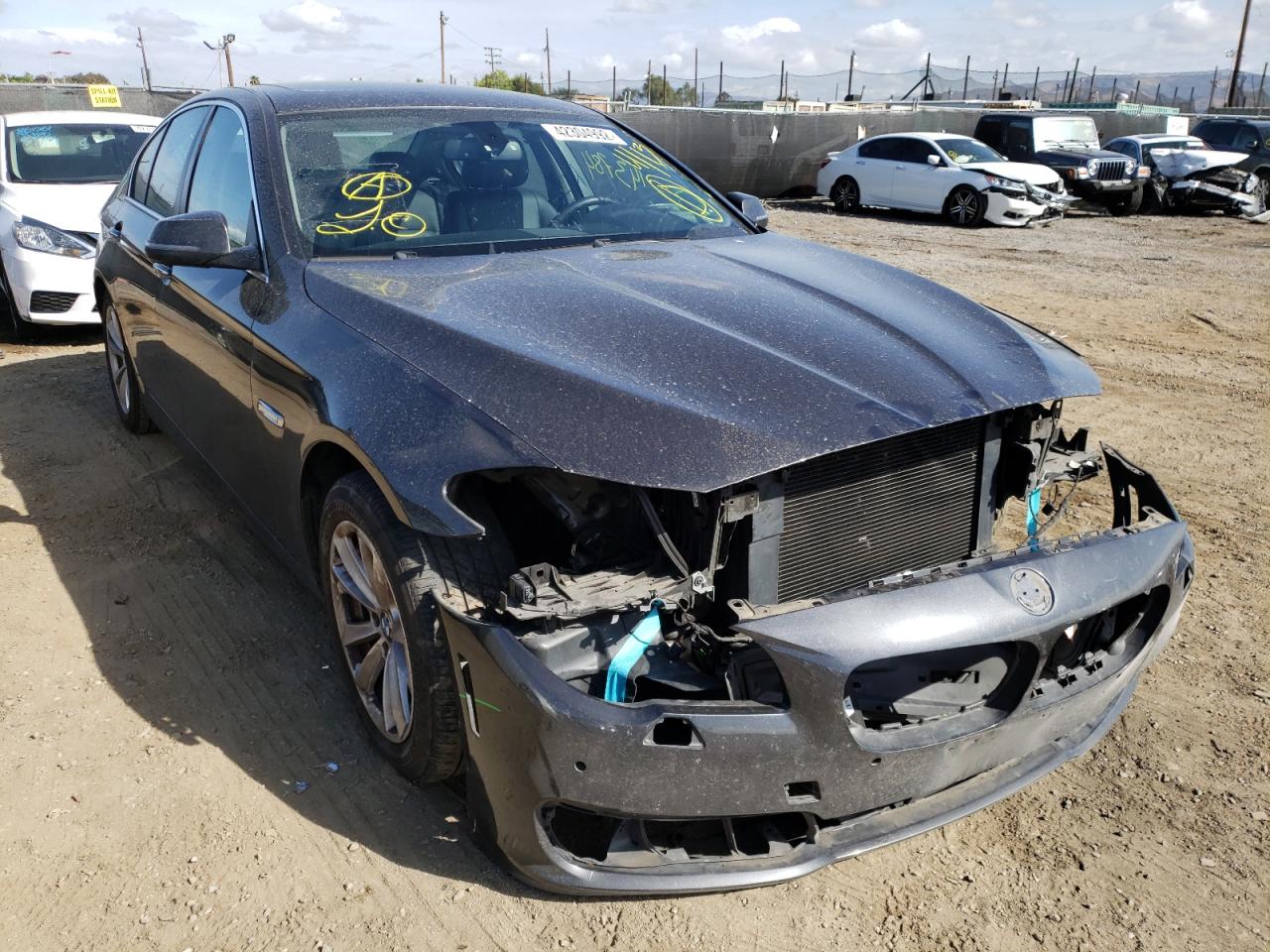 BMW 528 I 2014 with VIN WBA5A5C54ED500652 - Photo from auction