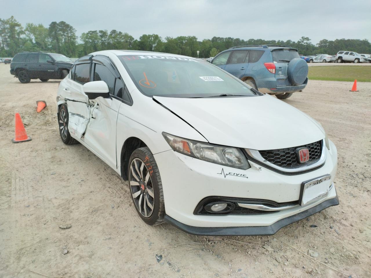 HONDA CIVIC EXL 2015 with VIN 19XFB2F90FE093933 - Photo from auction