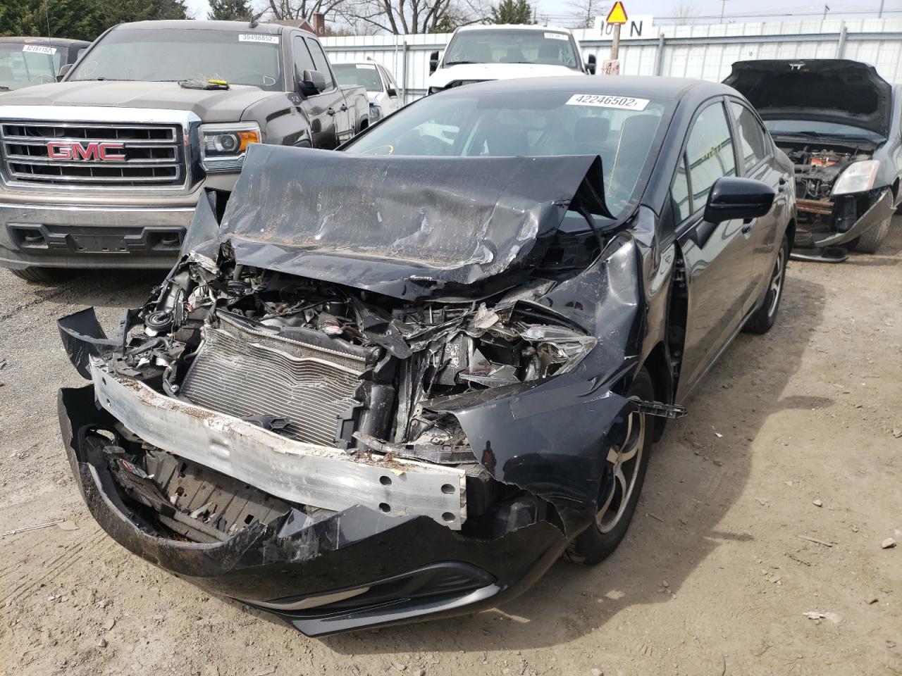 Photo 2 from auction – 2015 HONDA CIVIC SE with VIN 19XFB2F71FE216010