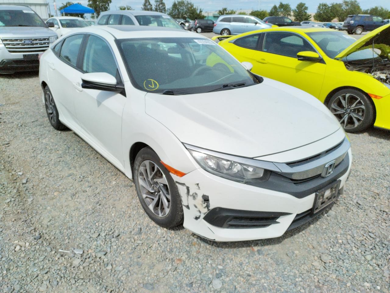 HONDA CIVIC EX 2016 with VIN 2HGFC2F72GH533699 - Photo from auction