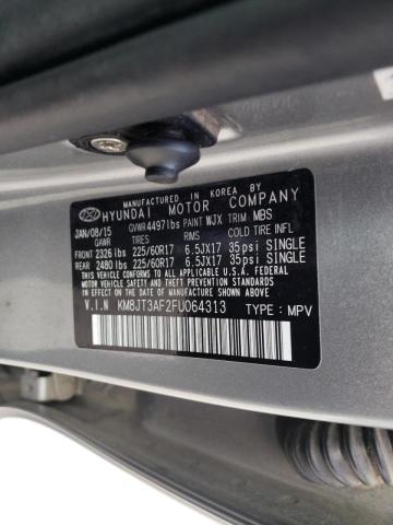 Photo 10 from auction – 2015 HYUNDAI TUCSON GLS with VIN KM8JT3AF2FU064313
