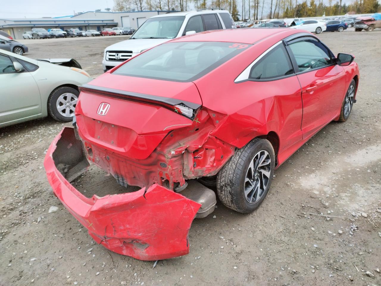 Photo 4 from auction – 2016 HONDA CIVIC LX with VIN 2HGFC4B54GH302772