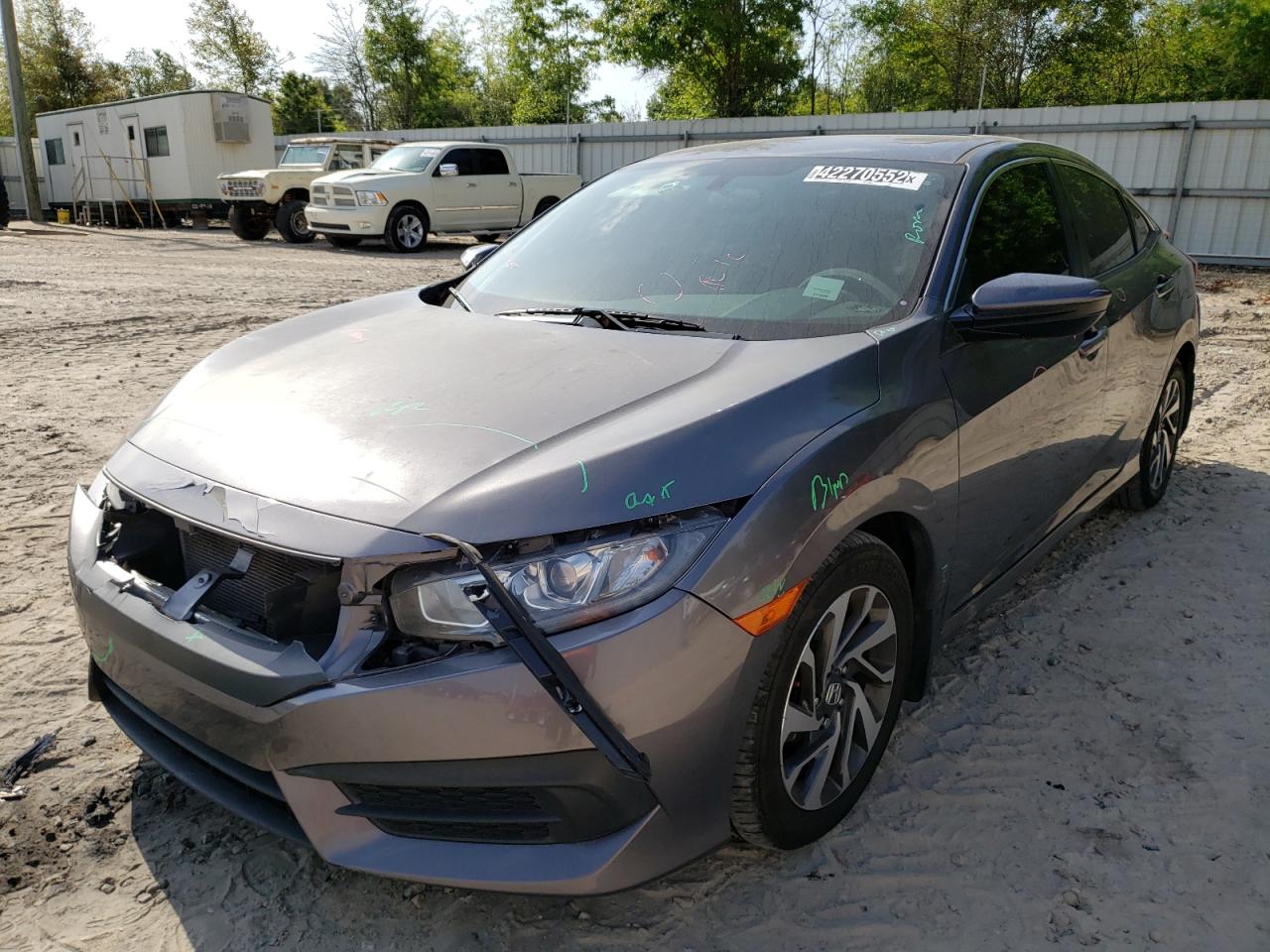 Photo 2 from auction – 2017 HONDA CIVIC EX with VIN 19XFC2F74HE059282