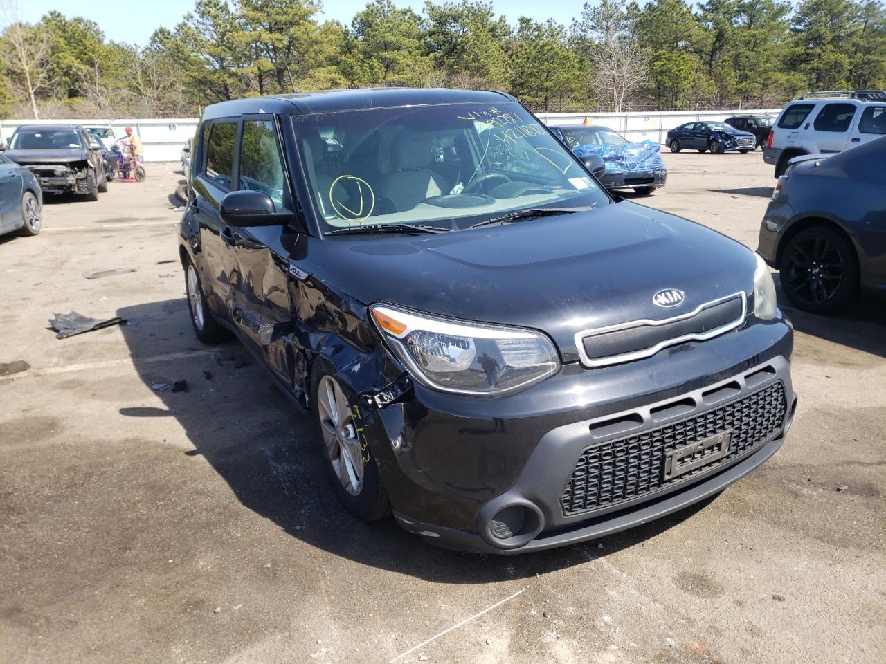 KIA SOUL 2016 with VIN KNDJN2A22G7392787 - Photo from auction