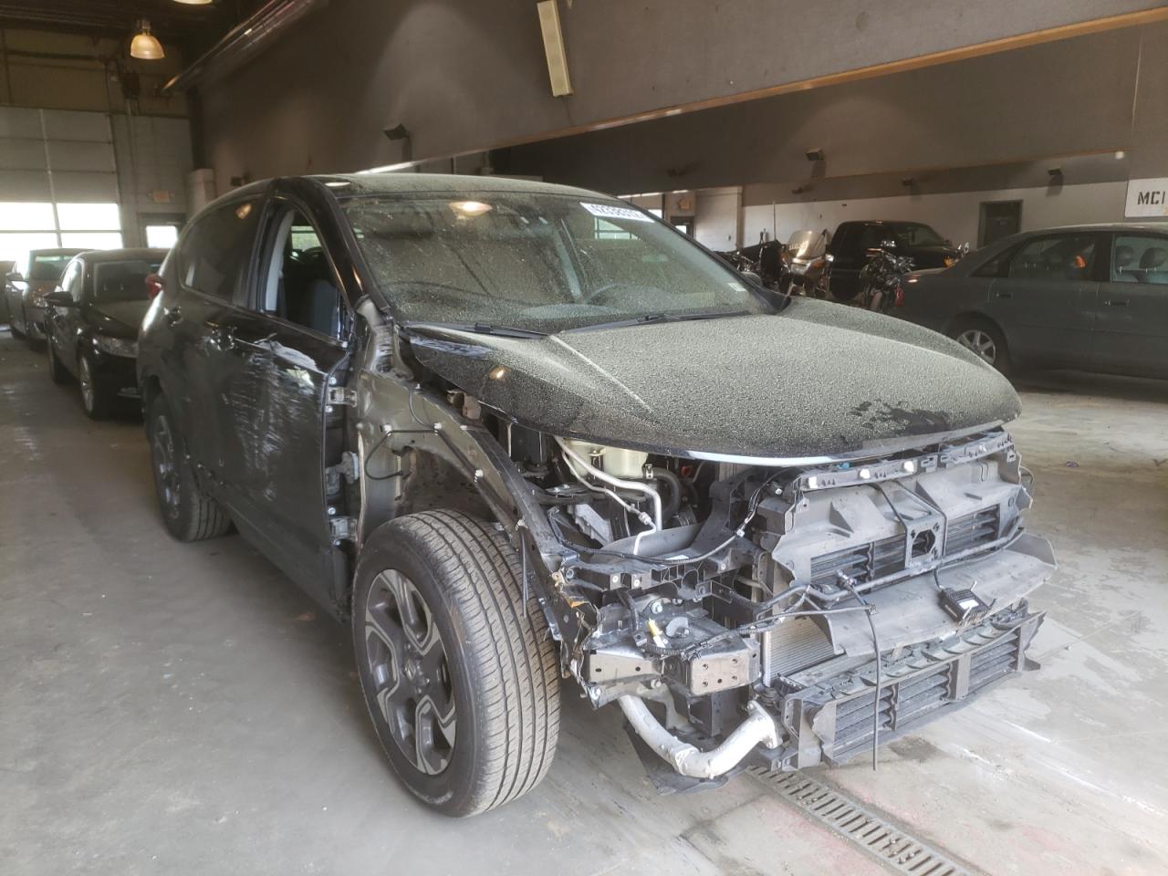 HONDA CR-V EX 2018 with VIN 7FARW1H50JE026990 - Photo from auction