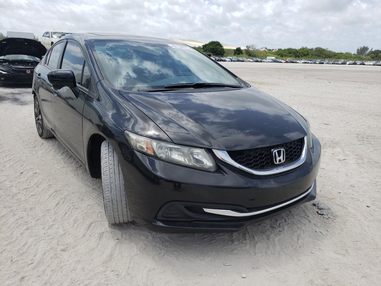 HONDA CIVIC EX 2014 with VIN 19XFB2F88EE046512 - Photo from auction