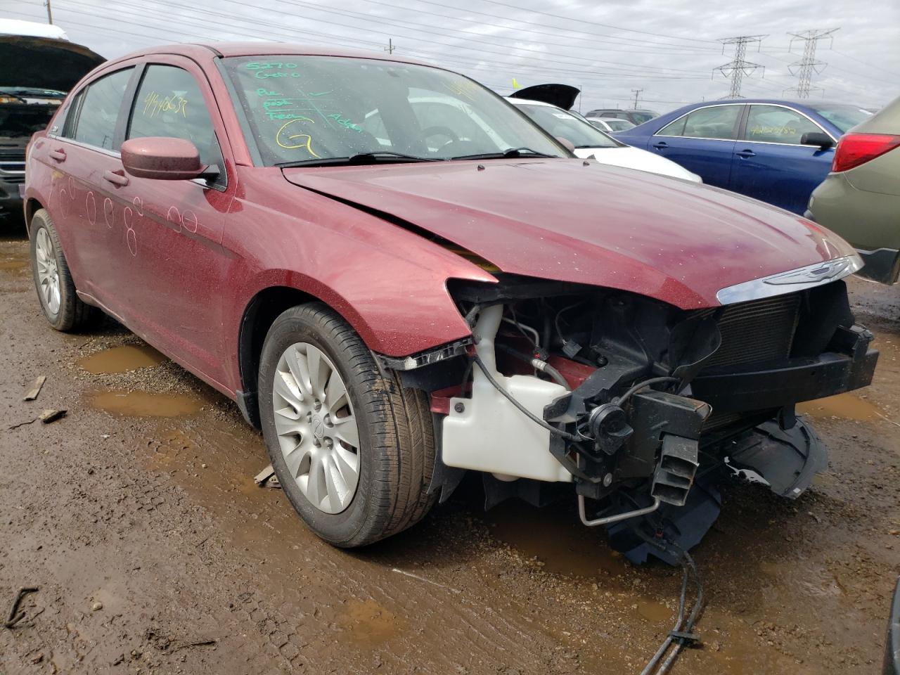 CHRYSLER 200 LX 2013 with VIN 1C3CCBAG9DN738761 - Photo from auction