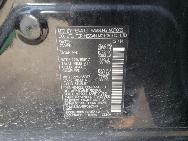 Photo 10 from auction – 2015 NISSAN ROGUE S with VIN KNMAT2MV6FP526548