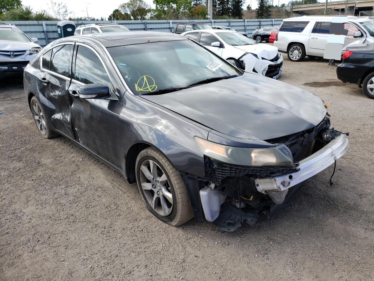 ACURA TL 2012 with VIN 19UUA8F55CA014668 - Photo from auction
