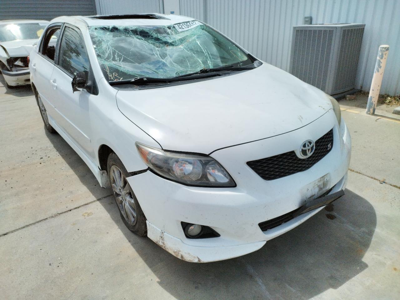 TOYOTA COROLLA BA 2009 with VIN 1NXBU40E09Z102481 - Photo from auction