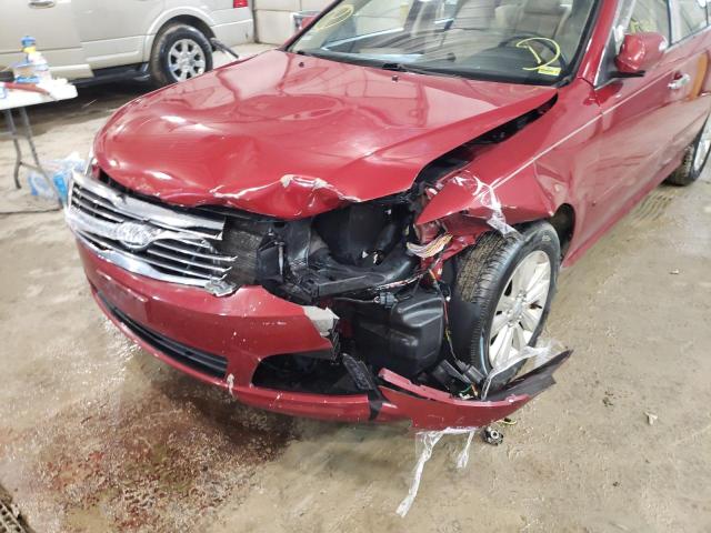 Photo 9 from auction – 2010 KIA OPTIMA LX with VIN KNAGG4A84A5438740