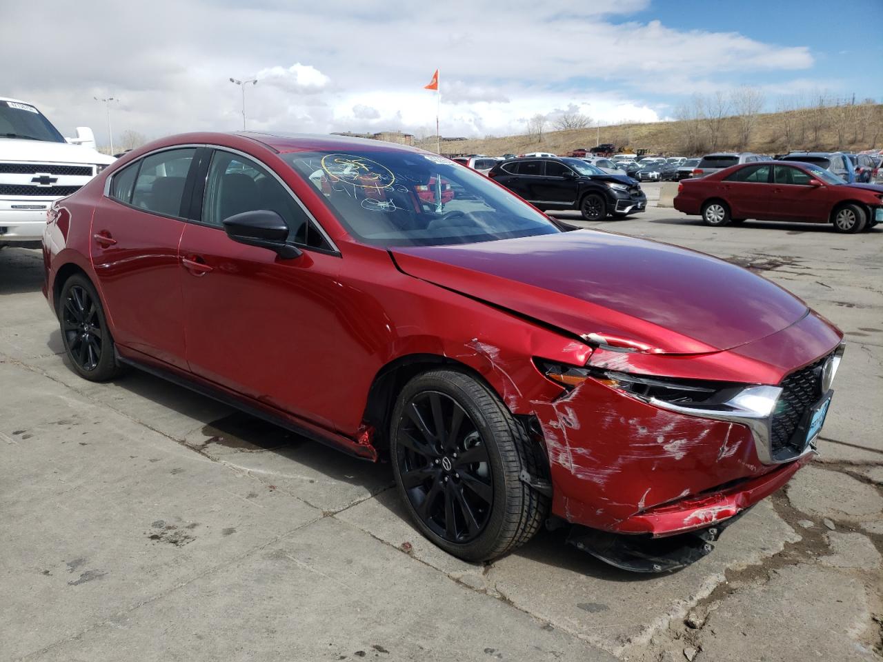 Фото 1 с аукциона – 2021 MAZDA 3 с VIN JM1BPBAY1M1327463