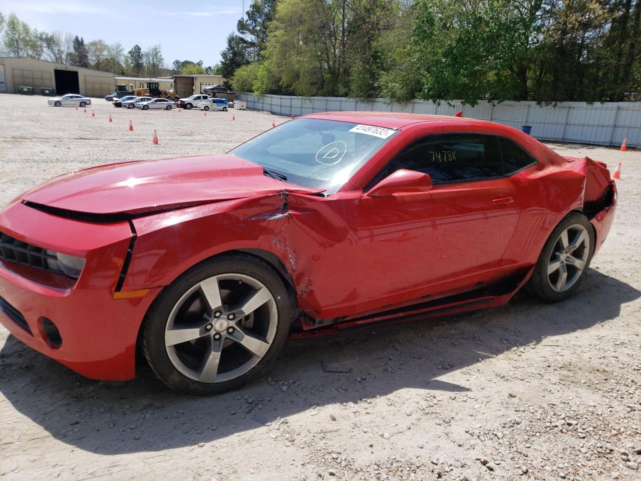 Photo 9 from auction – 2012 CHEVROLET CAMARO LT with VIN 2G1FB1E38C9171434