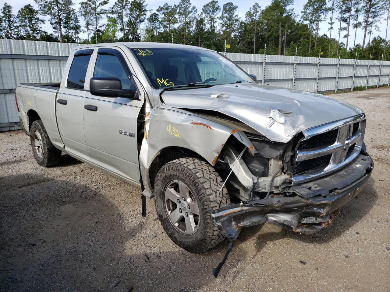 DODGE RAM 1500 2010 with VIN 1D7RB1GP6AS189727 - Photo from auction