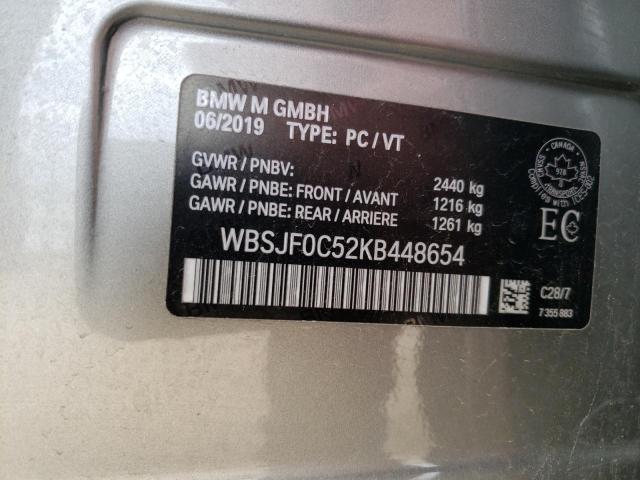 Photo 10 from auction – 2019 BMW M5 with VIN WBSJF0C52KB448654