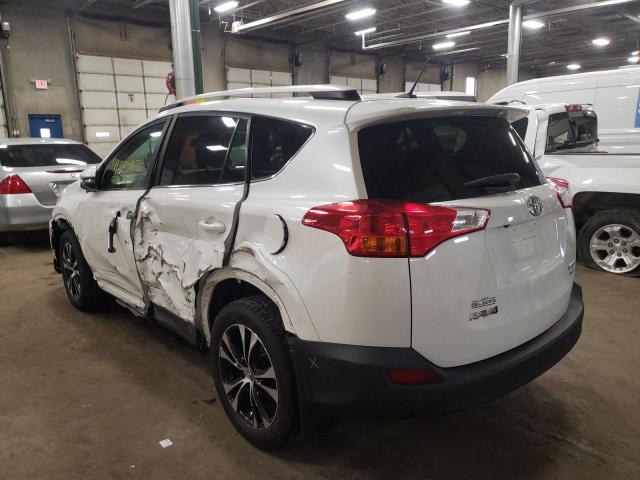 Photo 3 from auction – 2015 TOYOTA RAV4 LIMIT with VIN 2T3DFREVXFW275193