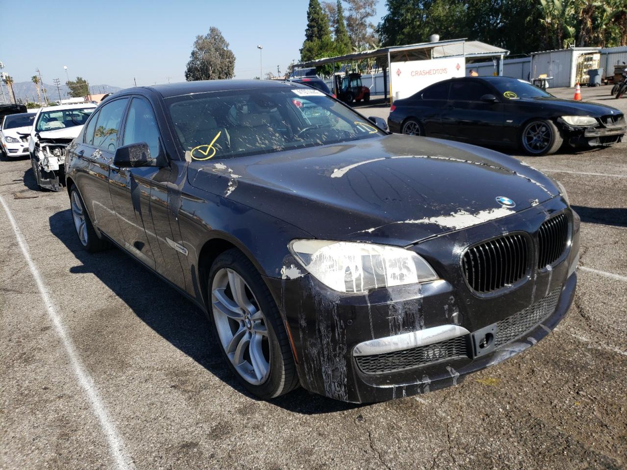 BMW 750 LI 2010 with VIN WBAKB8C54ACY63521 - Photo from auction