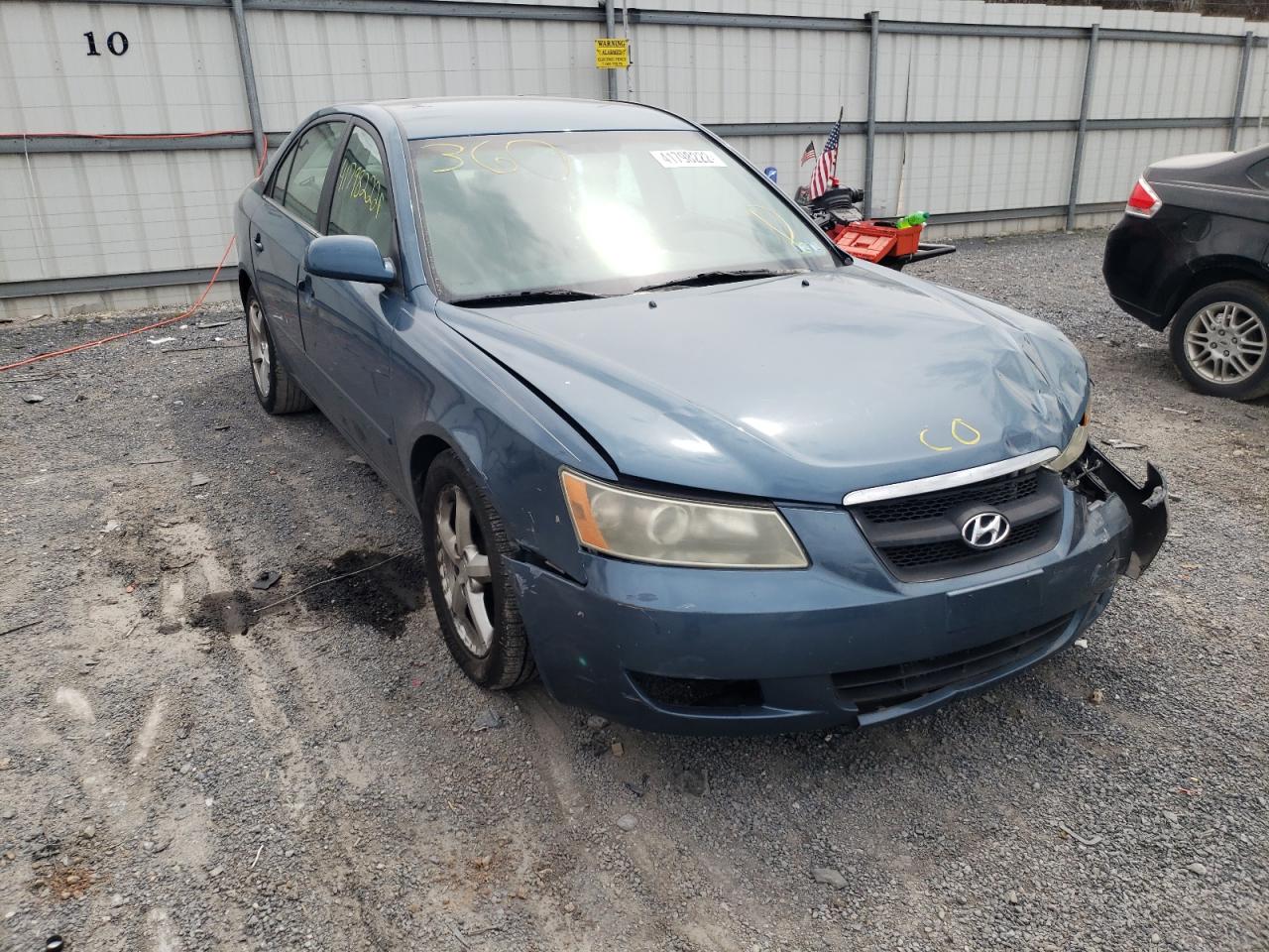 HYUNDAI SONATA SE 2007 with VIN 5NPEU46FX7H175334 - Photo from auction