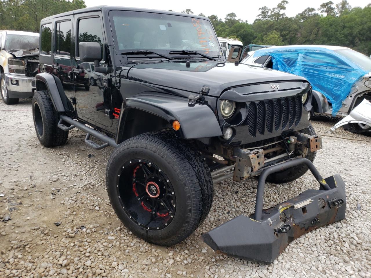 Photo 1 from auction – 2014 JEEP WRANGLER U with VIN 1C4BJWDG2EL113356