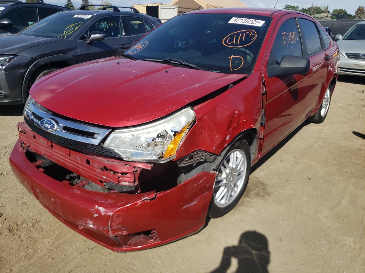 Photo 2 from auction – 2010 FORD FOCUS SE with VIN 1FAHP3FN2AW272749