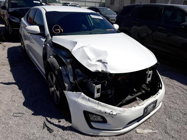 KIA OPTIMA HYB 2014 with VIN KNAGN4AD8E5074265 - Photo from auction