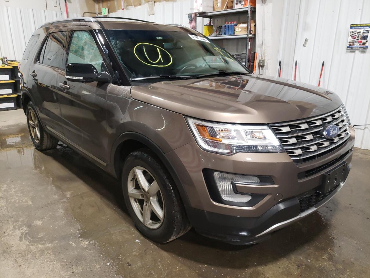 FORD EXPLORER X 2016 with VIN 1FM5K8D83GGC50814 - Photo from auction