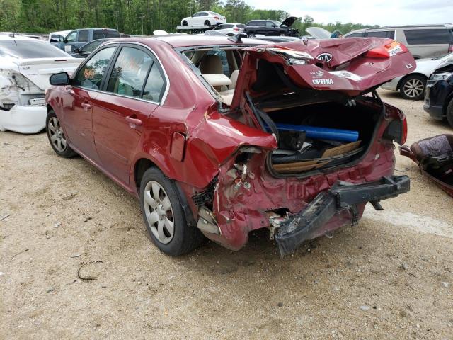Photo 3 from auction – 2009 KIA OPTIMA with VIN KNAGE228295297347