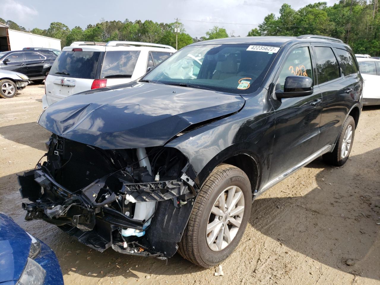 Photo 2 from auction – 2021 DODGE DURANGO SX with VIN 1C4RDJAG4MC836721