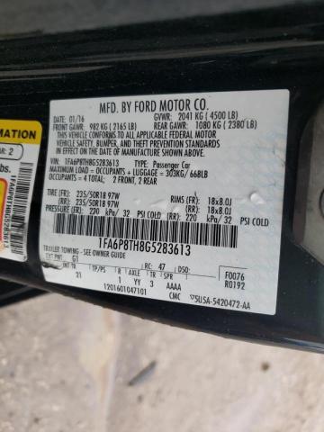 Photo 10 from auction – 2016 FORD MUSTANG with VIN 1FA6P8TH8G5283613