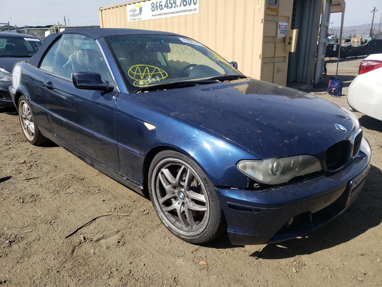 BMW 330 CI 2004 with VIN WBABW53454PL44209 - Photo from auction
