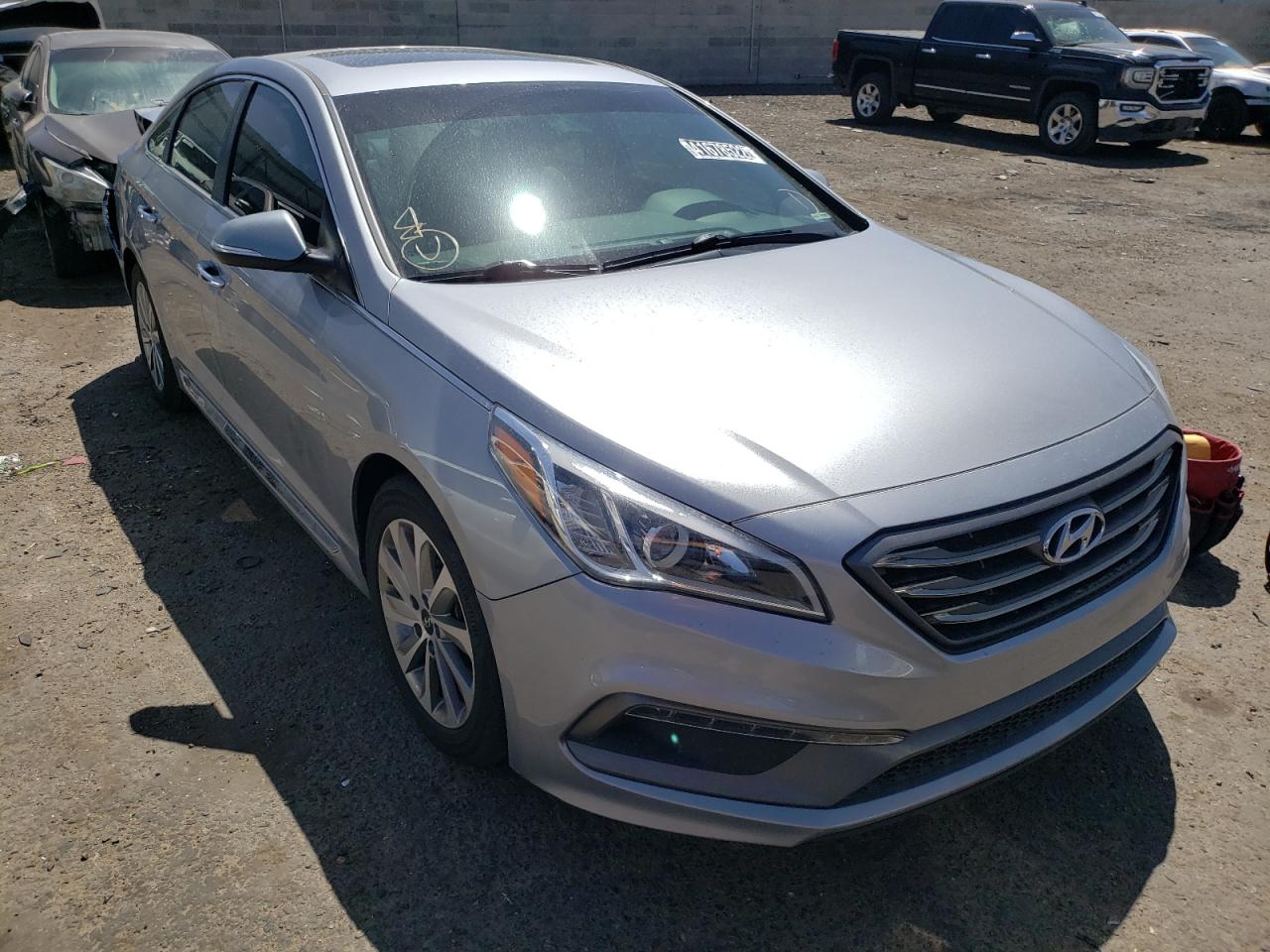 HYUNDAI SONATA SPO 2017 with VIN 5NPE34AF7HH574200 - Photo from auction