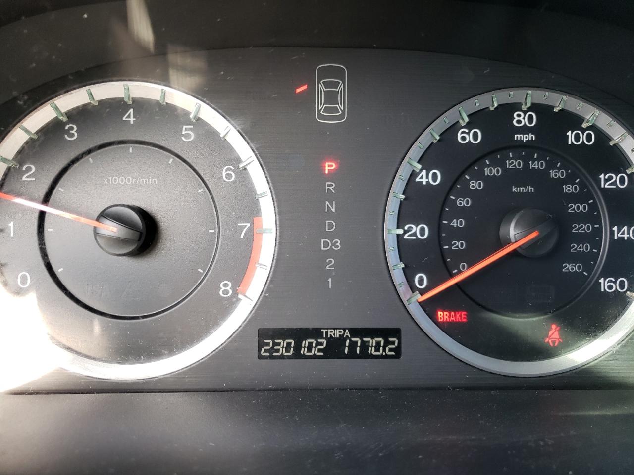 Photo 8 from auction – 2010 HONDA ACCORD LXP with VIN 1HGCP2F47AA009175