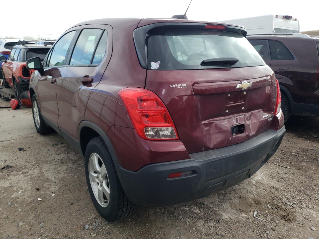Photo 3 from auction – 2016 CHEVROLET TRAX LS with VIN 3GNCJNSB5GL266981
