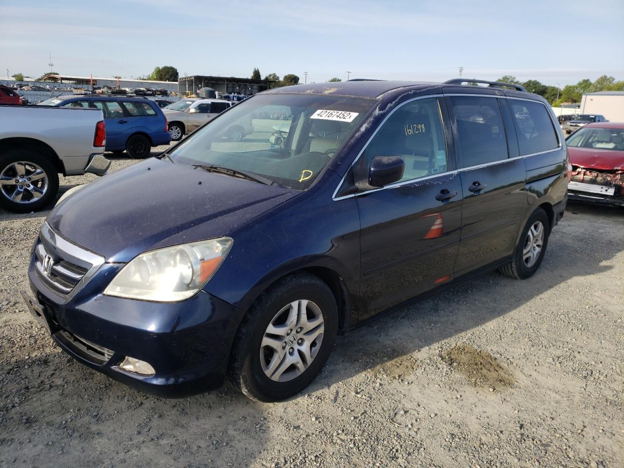 Photo 2 from auction – 2007 HONDA ODYSSEY EX with VIN 5FNRL38417B028554