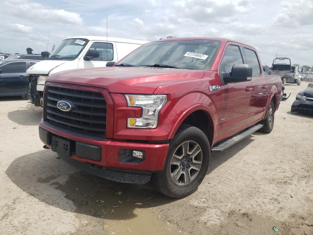 Photo 2 from auction – 2016 FORD F150 SUPER with VIN 1FTEW1EP7GFB51389