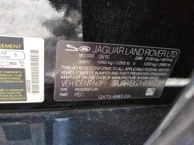 Photo 10 from auction – 2017 JAGUAR XE with VIN SAJAR4BG1HA965226