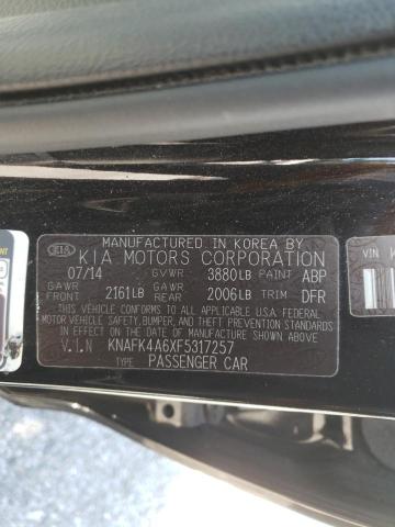 Photo 10 from auction – 2015 KIA FORTE LX with VIN KNAFK4A6XF5317257