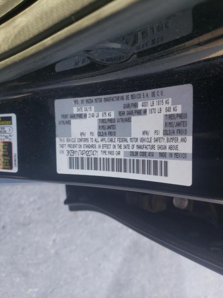 Photo 10 from auction – 2015 MAZDA 3 TOURING with VIN 3MZBM1V74FM207471