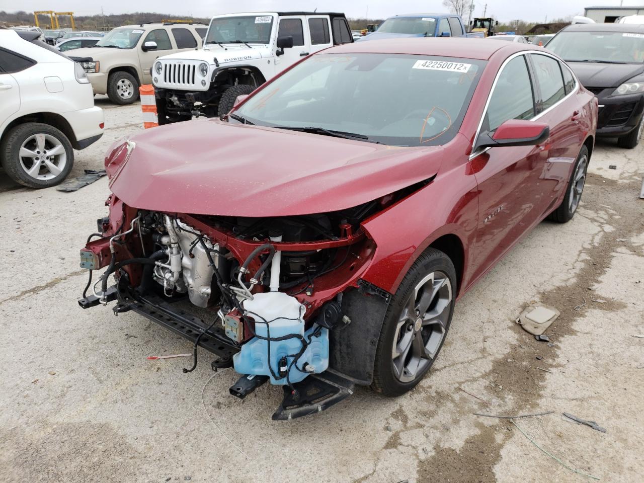 Photo 2 from auction – 2021 CHEVROLET MALIBU LT with VIN 1G1ZD5ST0MF040123