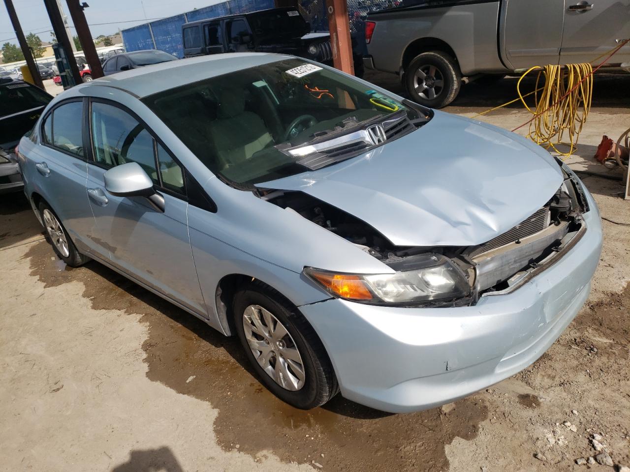 HONDA CIVIC LX 2012 with VIN 2HGFB2F5XCH598179 - Photo from auction