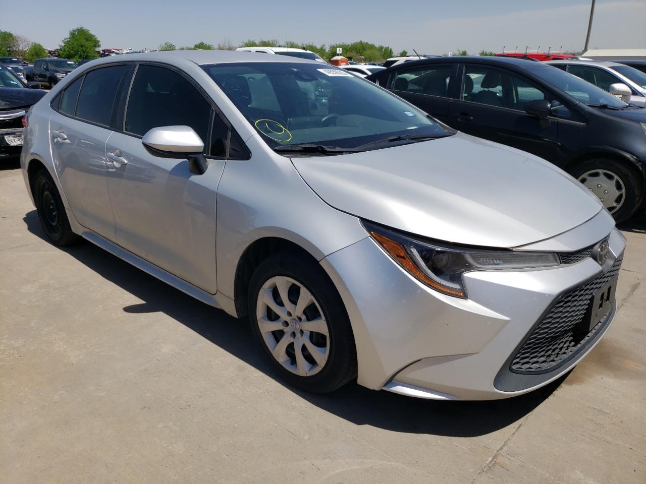TOYOTA COROLLA LE 2020 with VIN 5YFEPRAEXLP137134 - Photo from auction