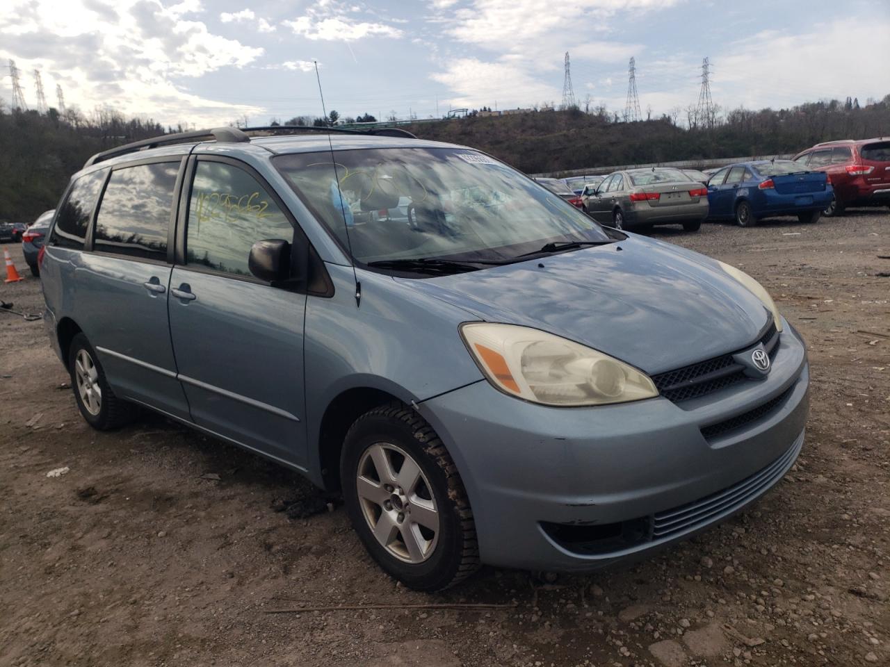TOYOTA SIENNA CE 2005 with VIN 5TDZA23C55S240509 - Photo from auction