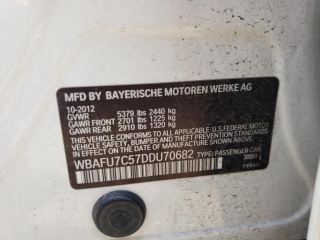 Photo 10 from auction – 2013 BMW 535 XI with VIN WBAFU7C57DDU70682