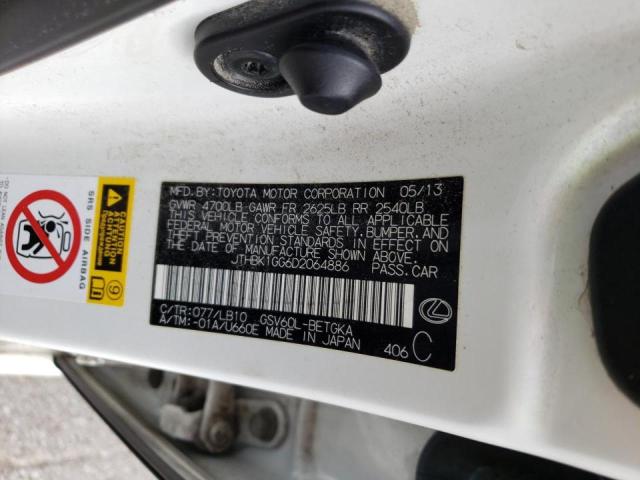 Photo 10 from auction – 2013 LEXUS ES 350 with VIN JTHBK1GG6D2064886