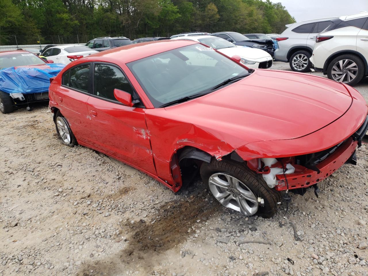 DODGE CHARGER SX 2021 with VIN 2C3CDXBG6MH628221 - Photo from auction