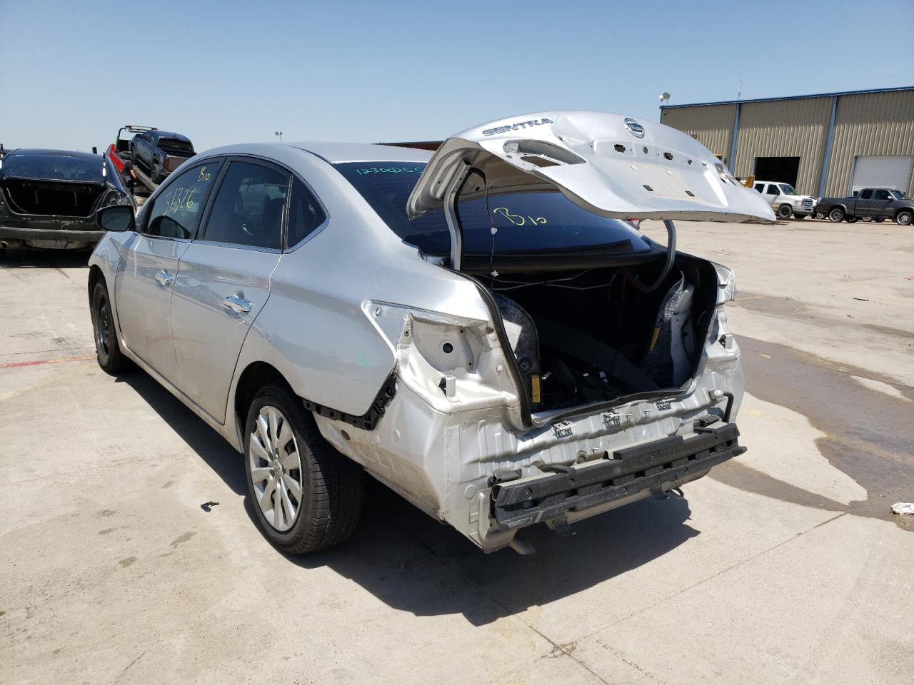 Photo 3 from auction – 2017 NISSAN SENTRA S with VIN 3N1AB7AP1HY346632