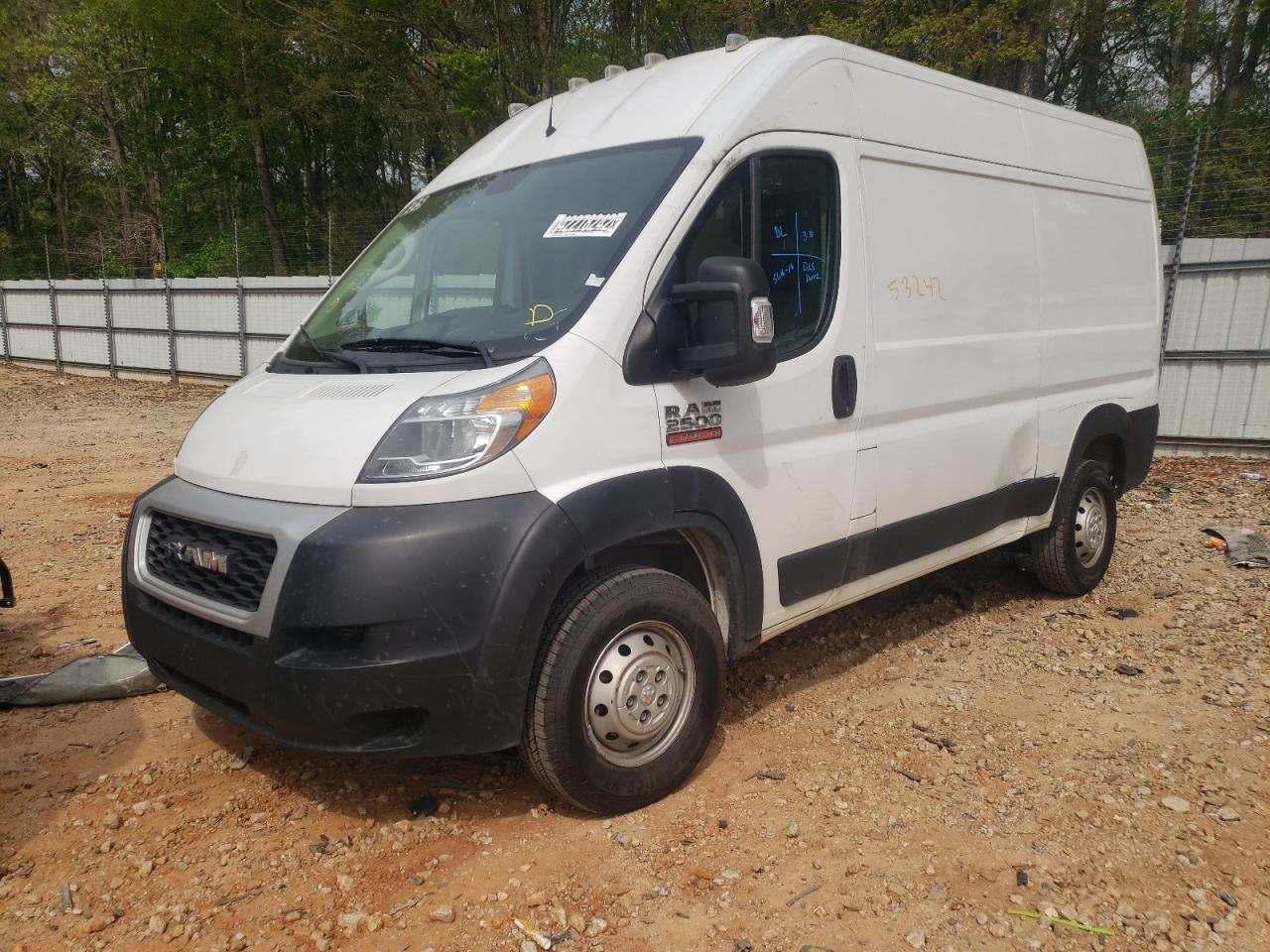 Photo 2 from auction – 2019 RAM PROMASTER with VIN 3C6TRVCGXKE520412